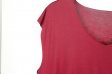 V-neck Wide Shoulder Vest plus Size Tank Top Vest - Red