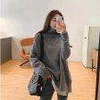 Women's Sweaters Turtleneck Pullover Warm Oversize Elegant