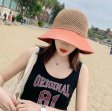 Beach Dome Bucket Hat Hollow Out Visor Bonnet For Women